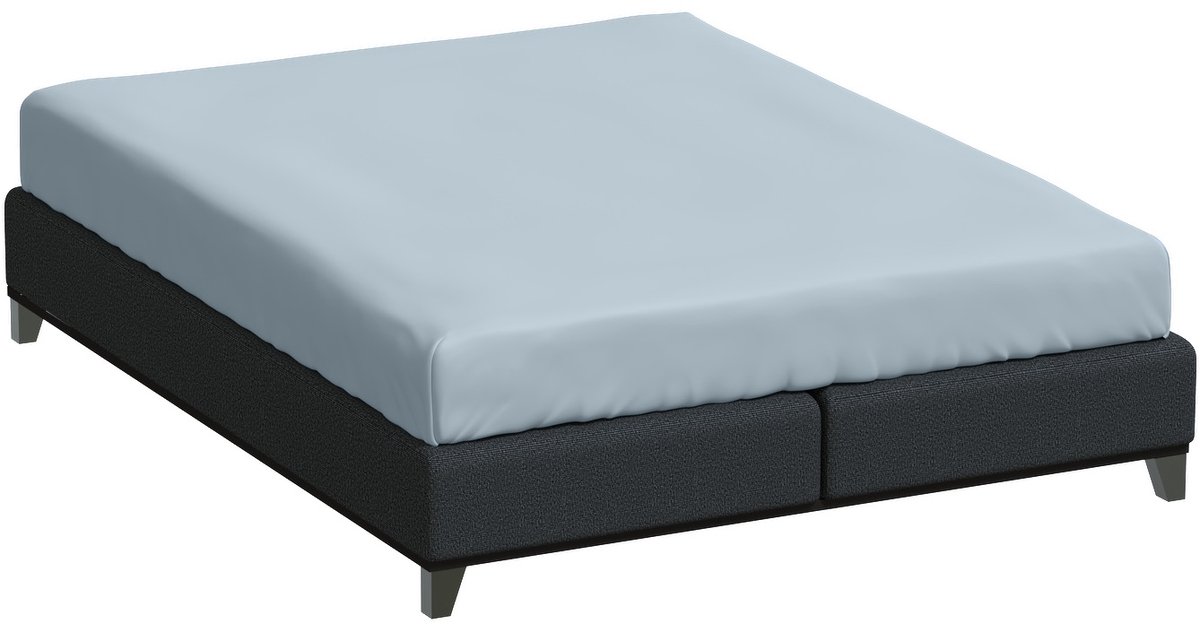 Bella Donna Tweepersoons Hoeslaken Jersey - hemelblauw-0523 140/200-160/220