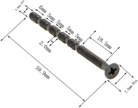 Inbusbouten, Bolkop Schroeven M6 x 20 mm Zeskant Inbusbout Bout Zwart 50 Stuks Inbusbouten, Bolkop Schroeven M6 x 20 mm Zeskant Inbusbout Bout Zwart 50 Stuks
