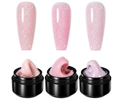 HEMA Born Pretty - Builder gel - 3x15 ml - -vrij - Buildergel - Builder gel nagels - Builder gel set - Builder gel gel nagels - Gelnagels - Gel nagels - Gel voor nagels - Hard gel - Polygel