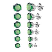 Aramat Jewels - Oorbellen - Zilverkleur / 3mm - Zilverkleur - - - Cadeau