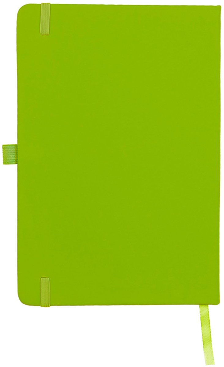 Ibenzoa® Stijlvol A5 Notitieboek met Luxe Hardcover en Traditionele Ivoor Kleurige Pagina's in Limone Kleur
