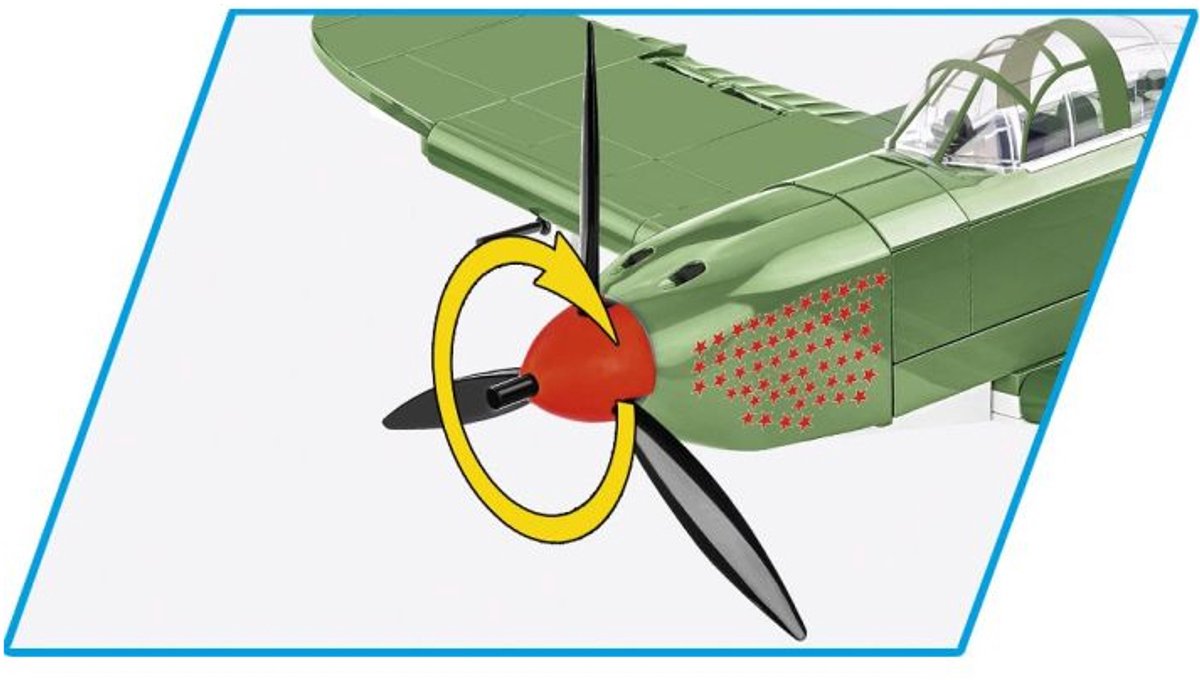 COBI Historical Collection - Bell P-39Q Airacobra Constructiespeelgoed thumbnail 3
