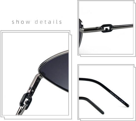 BUGOLINI Aurore - Gepolariseerde Cat Eye Zonnebril - Met UV400-bescherming - Bruine Frame van Merkloos — afbeelding 3
