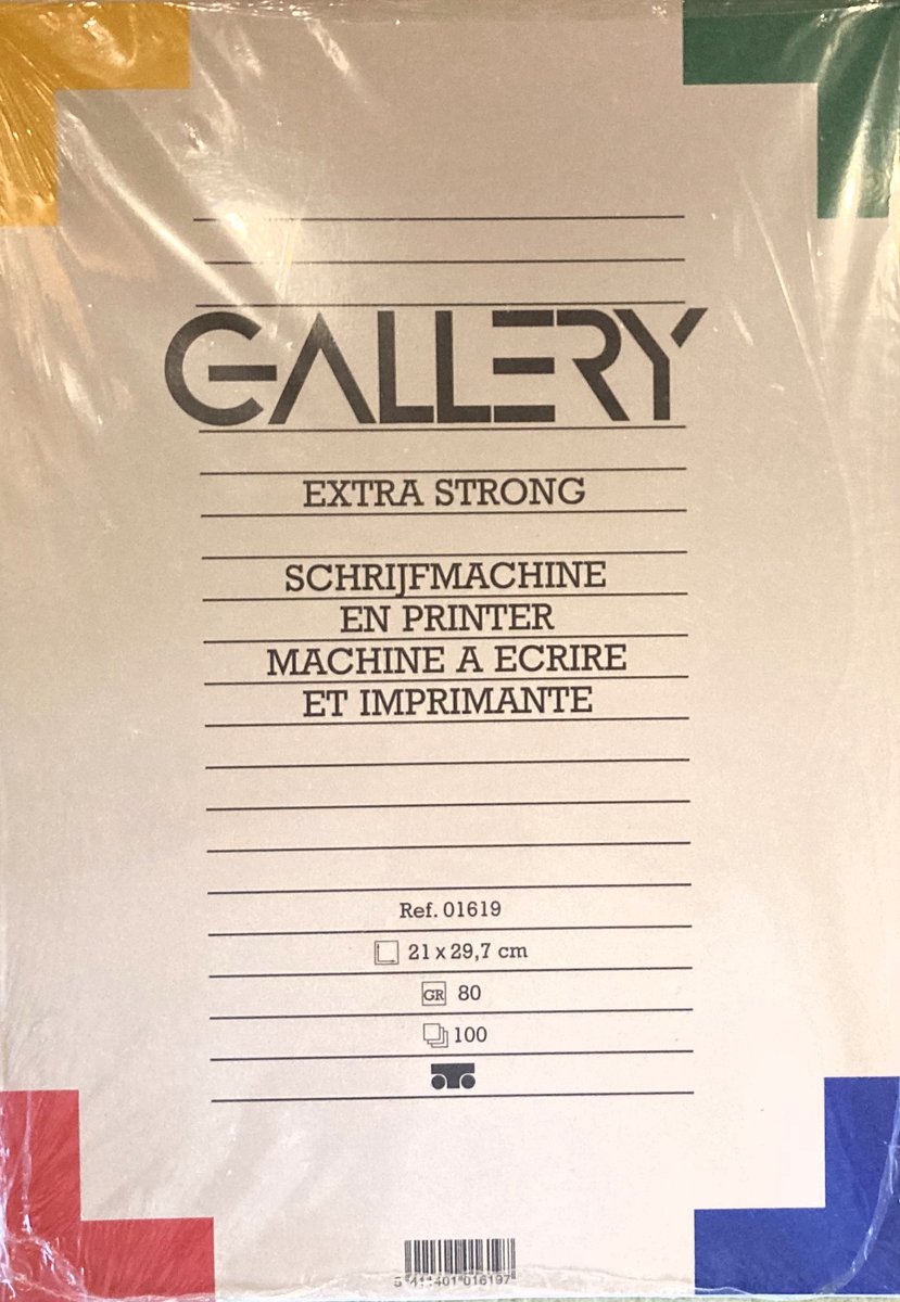 Gallery - papier A4 extra strong schrijfmachine- wit- 100 vel