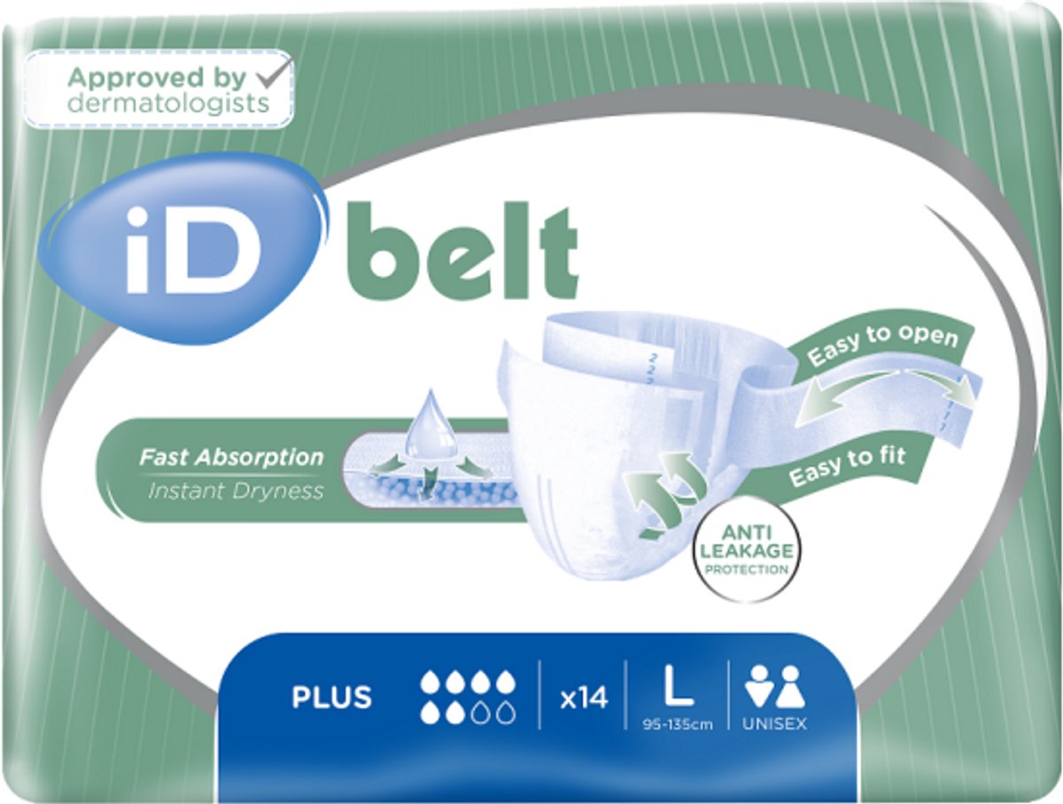 ID Expert Belt Plus Large - 1 pak van 14 stuks