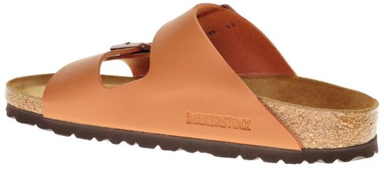 Orange Birkenstock Birkenstock Femme Etroite Pegashoes Sandale