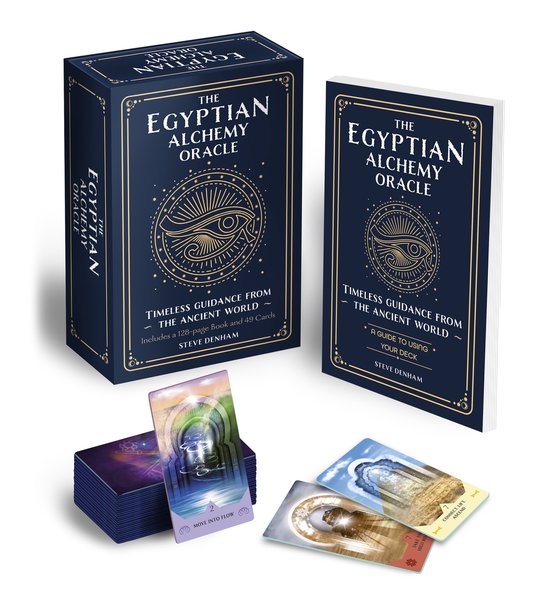 Arcturus Oracle Kits-The Egyptian Alchemy Oracle Book & Card Deck