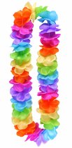 AWCIGG Hawaï-ketting, bloemenset, Hawaï, bloemketting met 4 armbanden, 2 hoofdbanden, 2 halskettingen, Hawaï, bloemkettingen, decoratie voor strand, Aloha Luau, feestaccessoires, hoelakettingen, slinger