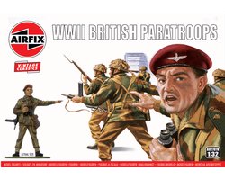 Airfix Modelbouwpakket Militaire voertuigen - 02701V WWII British Paratroops - Figures Plastic - 1:32 - Modelbouw