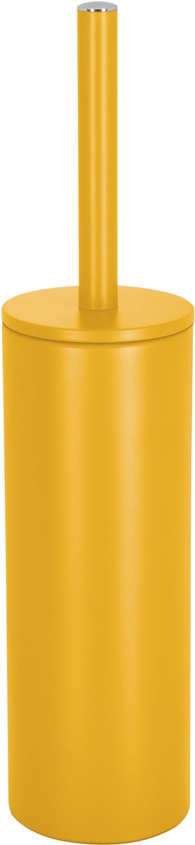 spirella WC Borstel met Houder - AKIRA - Toiletborstel Vrijstaand - Staal - Saffraan