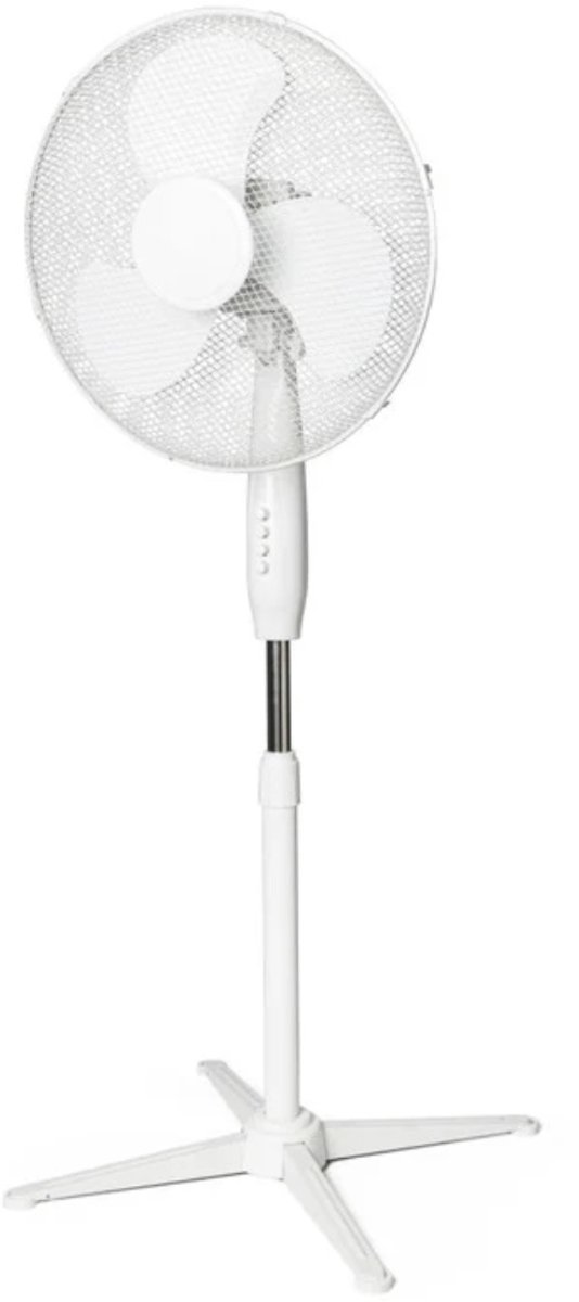 Excellent Electrics - Staande ventilator - Statiefventilator - 40cm - 45W - Wit