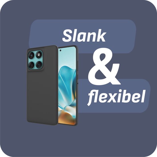 Coque souple en TPU Cazy pour Motorola Edge 60 Fusion – Zwart