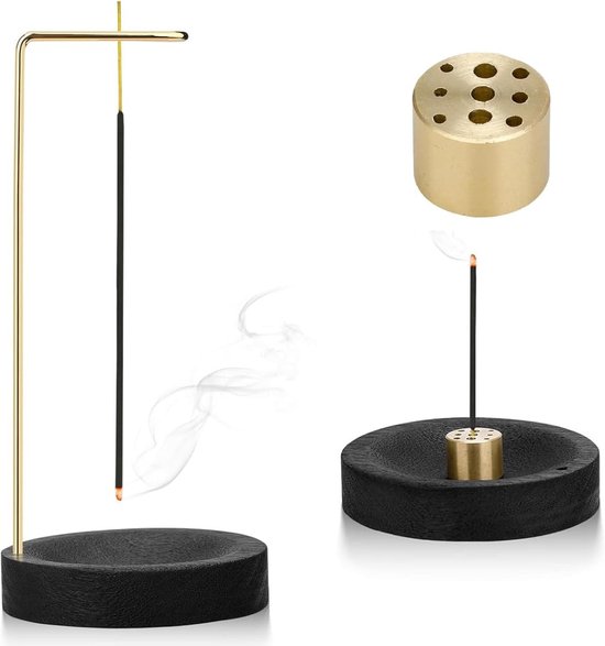 Wierookstokjeshouder, handgemaakte houten basis Wierookstokjeshouder, handgemaakte houten basis