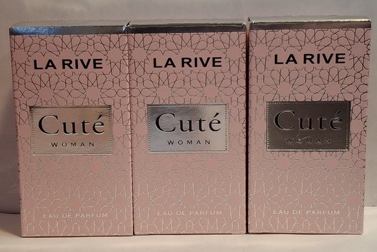 La Rive Voordeelverpakking van Cuté 3x30ml eau de parfum