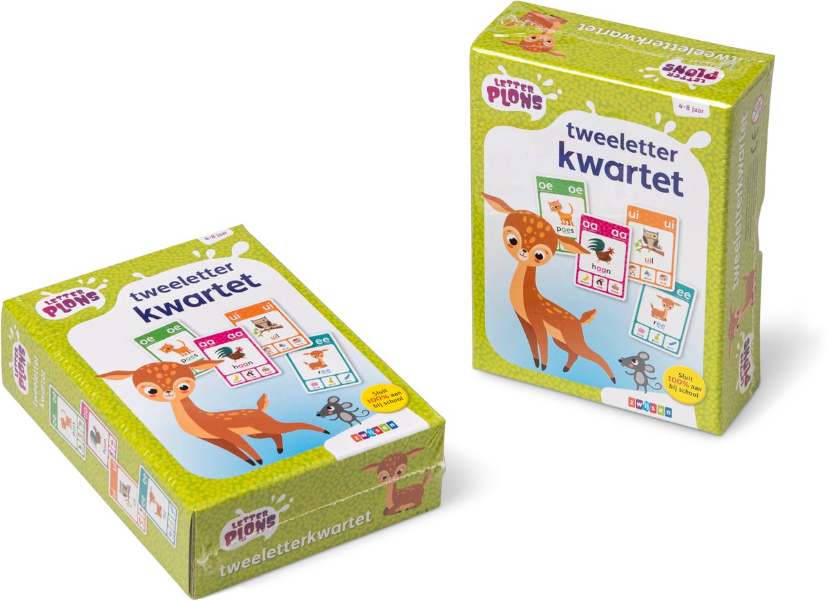 Letterplons - tweeletterkwartet 4-8 jaar — afbeelding 5