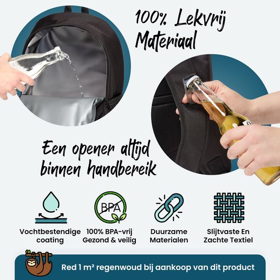 Sac à dos isotherme - Sac à dos isotherme - Sac à dos isotherme - Sac à dos Zwart - Sunflake