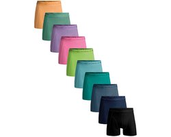 Muchachomalo – Boxershort Heren – Normale Lengte – Onderbroeken Heren – Boxershort – Ondergoed – 95% Katoen – 10 Pack – Maat L
