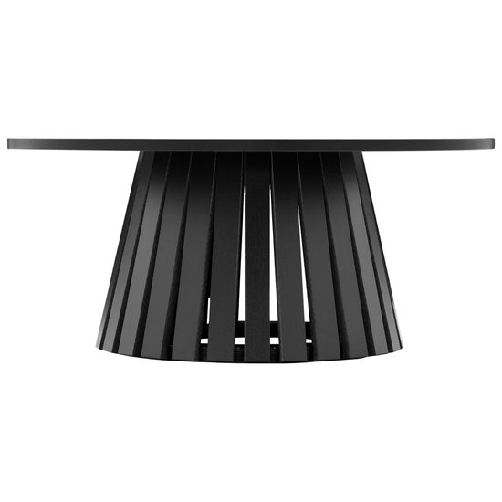 LIV Scandinavische stijl ronde 80cm salontafel zwart
