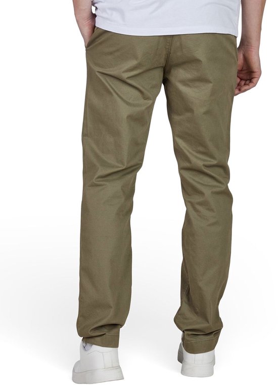 Pantalon chino Tom Tailor pour homme TT Chino SMU regular/right Olive Adultes