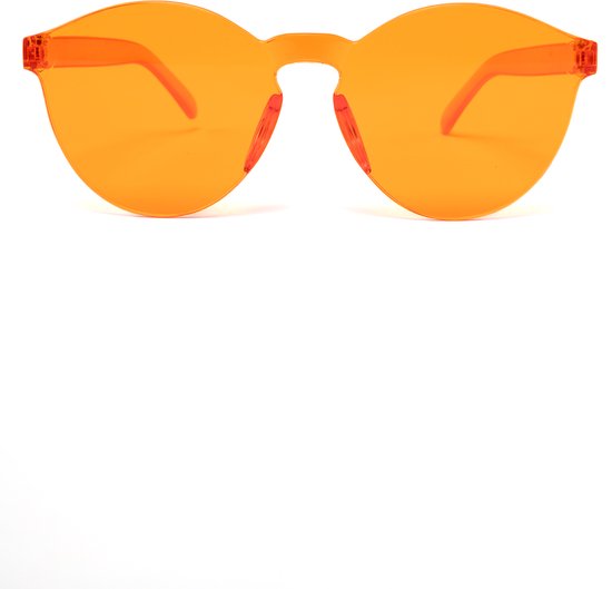 KIMU Zonnebril Larry - Zonder Montuur - Oranje Glazen - Retro Kunststof Montuurloos WK EK Holland Voetbal Nederland Koningsdag Festival van KIMU — afbeelding 4