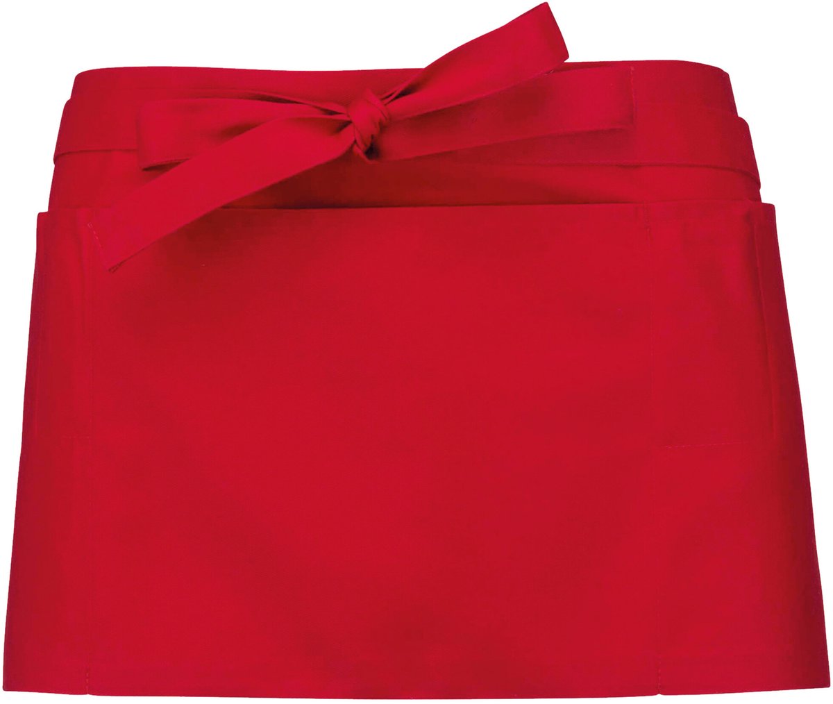 Schort/Tuniek/Werkblouse Unisex One Size Kariban Red 65% Polyester, 35% Katoen