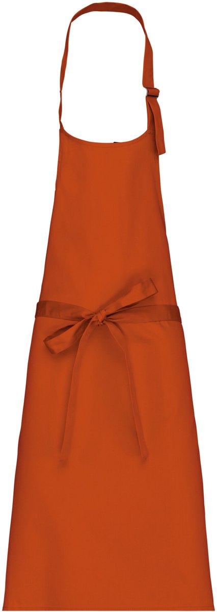 Schort/Tuniek/Werkblouse Unisex One Size Kariban Burnt Orange 100% Katoen