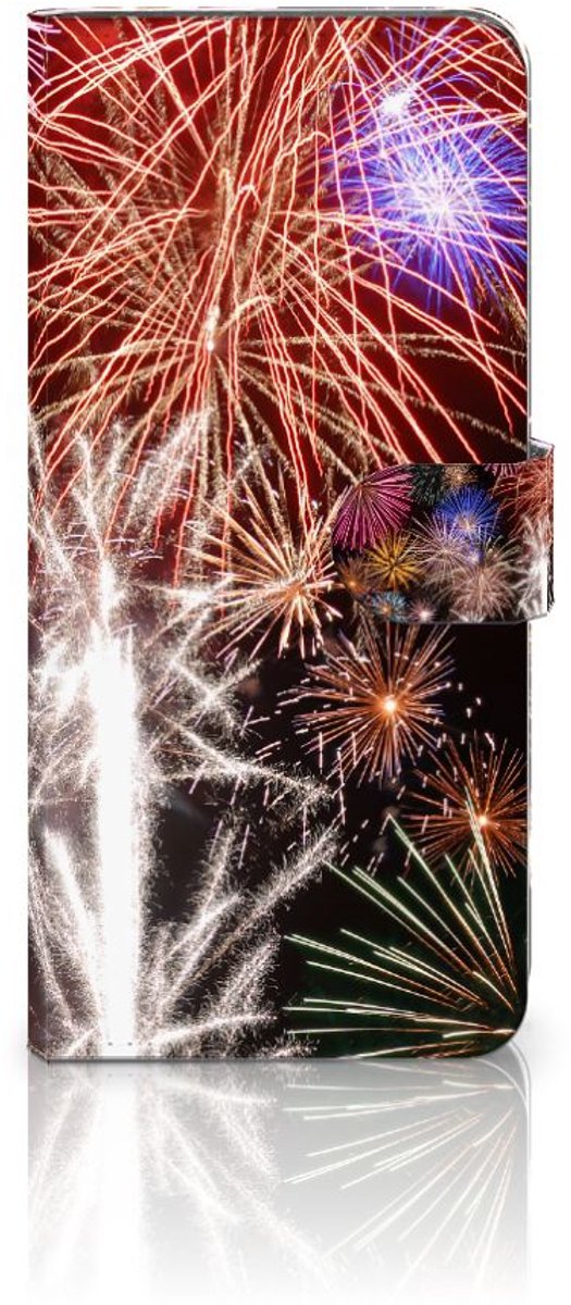 OnePlus 13 Wallet Case met Pasjes Vuurwerk