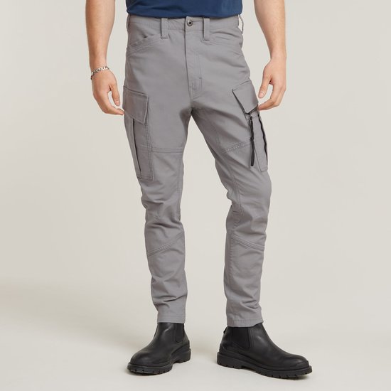Pantalon cargo skinny G-Star Zip Pkt 3D pour homme, Grijs, taille 33/32