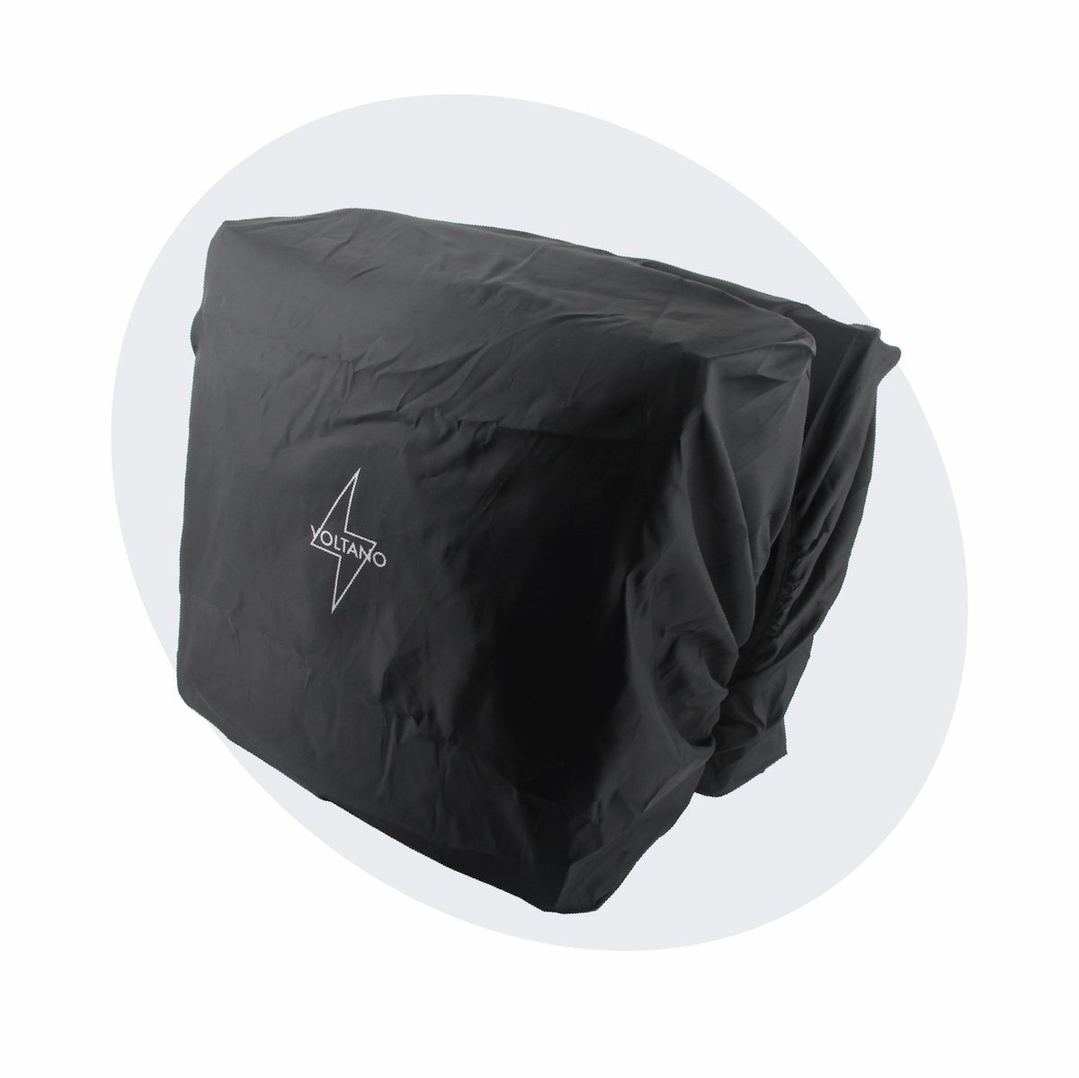 Voltano Regenhoes Dubbele Fietstas - 30-60 Liter - 100% Waterdicht - Fietstashoes Zwart