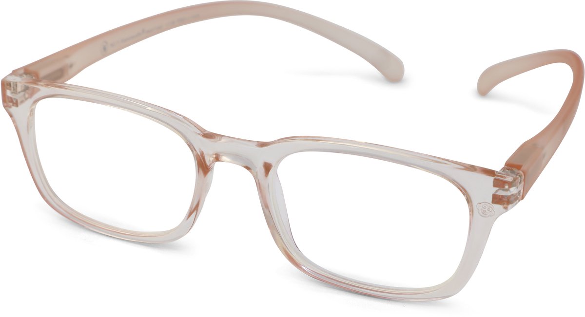 Leesbril Klammeraffe-blauwlichtfilter- No. 11-Pearl Rose-+2.00