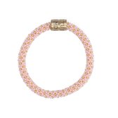 Bracelet Retour à l'Envoyeur roll on - Ø 7 cm - Rose clair - Perles de verre