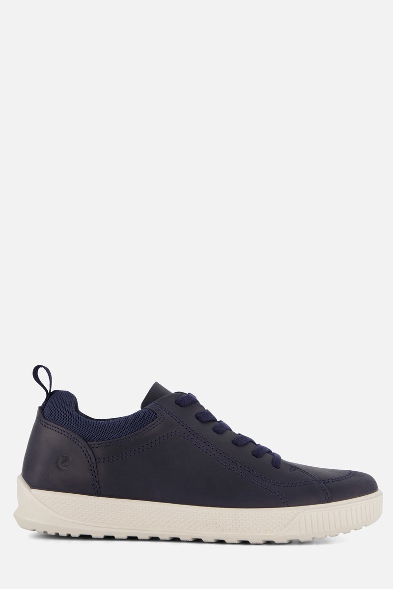Ecco Byway Sneakers blauw Leer