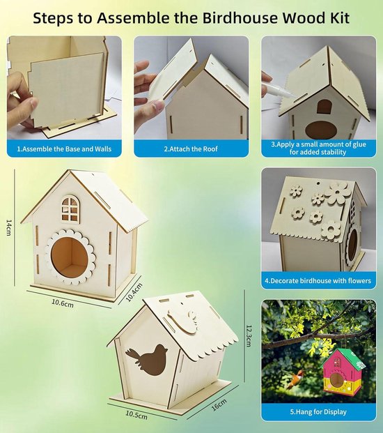 Insectenhotel - Insectenhotel Bouwpakket - Insectenhotel Doe Het Zelf Insectenhotel Zelf Maken Insectenhotel Kinderen Lieveheersbeestjeshotel Insecten Kinderen Speelgoed Insectenhuis Insectenhuisje Voor Buiten Insectenhuisjes Hout