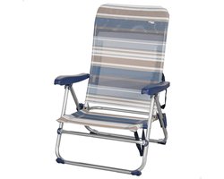 Inklapbare Strandstoel met 5 Standen - Perfect voor Zonvakanties