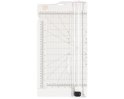 Vaessen Creative Papiersnijder met Rilfunctie - 15 x 30,5 cm - Ivoor