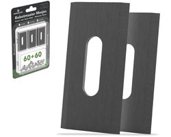 To the South® Universele Endurance Robotmaaier Mesjes geschikt voor o.a. Gardena, Husqvarna, McCulloch, Yard Force, Segway, Garden Feelings, Cramer, Ferrex & Florabest - Black Coated - 60 Stuks