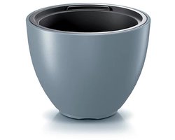 Prosperplast Plantenpot/bloempot Heos - kunststof - lichtgrijs - D57 x H43 cm - met binnenpot - tuin potten