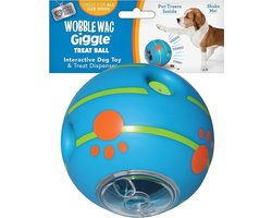 Pet’s Know Best Wobble Wag Giggle Treat Ball - Interactief hondenspeelgoed met traktatie en geluid - Batterijvrij