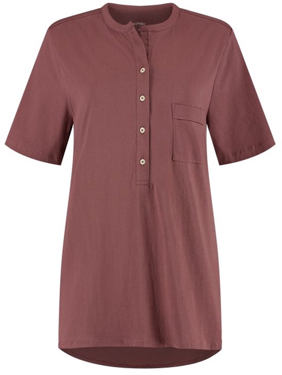 Yumeko pyjama t-shirt dames jersey evening roze s