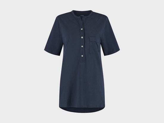 Yumeko pyjama t-shirt dames jersey midnight blauw m