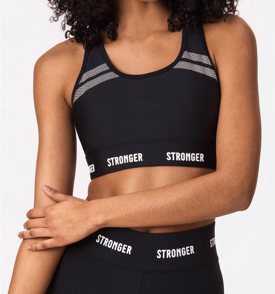 Stronger - Hero Sport BH- Sportsbra - Dames -Zwart - Maat XXL