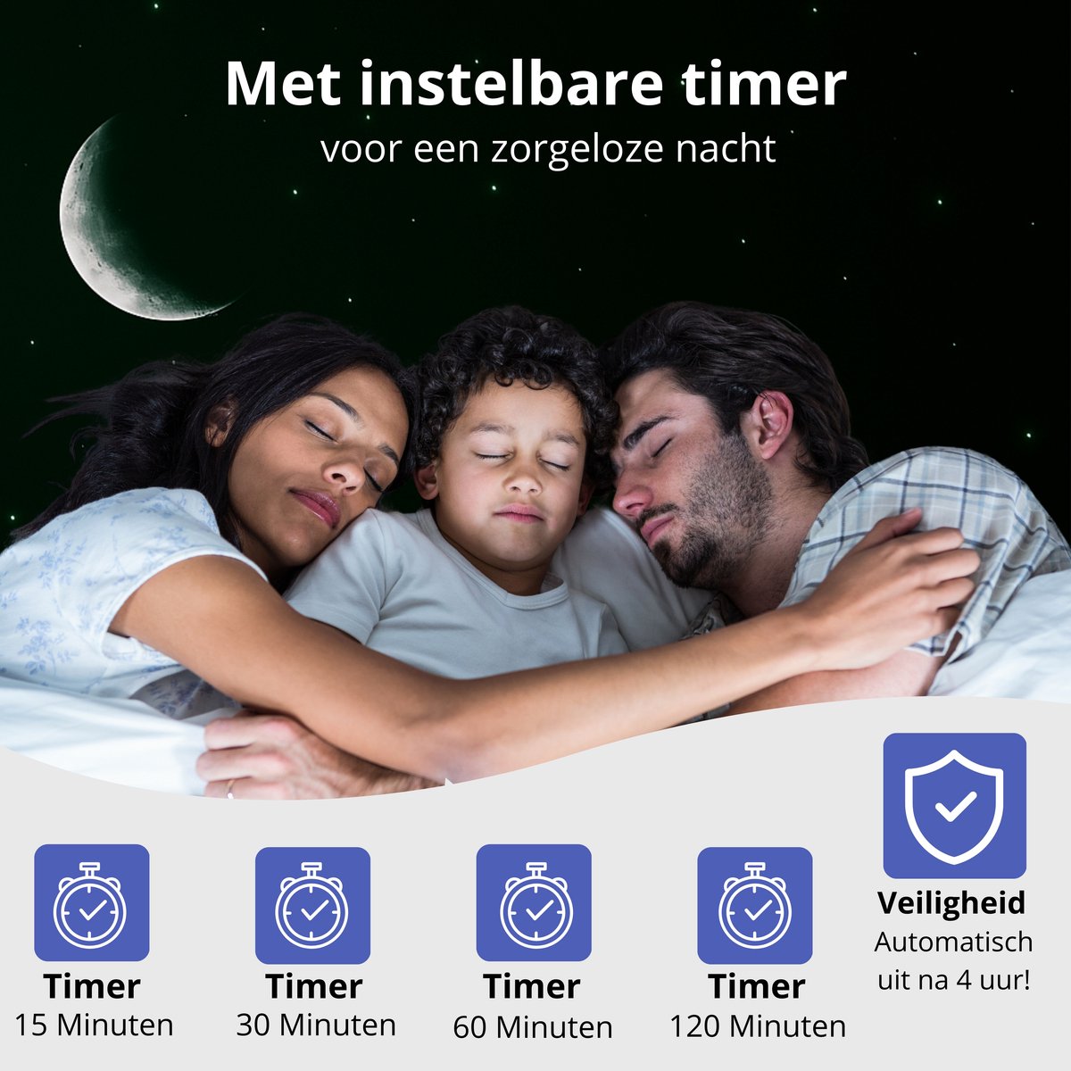Northern Lights Projector - Met App - Aurora Sterrenhemel Projector - Galaxy lamp - Noorderlicht Projectorlamp - Nachtlamp met timer – foto 5
