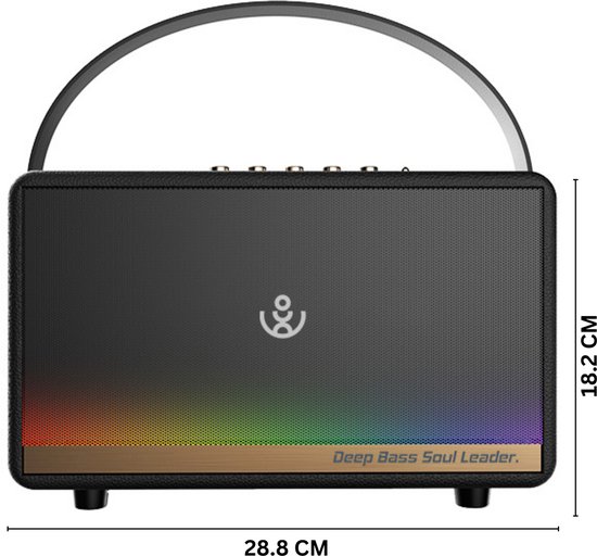xdobo Mirage Draadloze Bluetooth Speaker 130Watt - Deep Bass - HiFi Subwoofer - Bluetooth 5.3 - Colourwave van xdobo — afbeelding 5