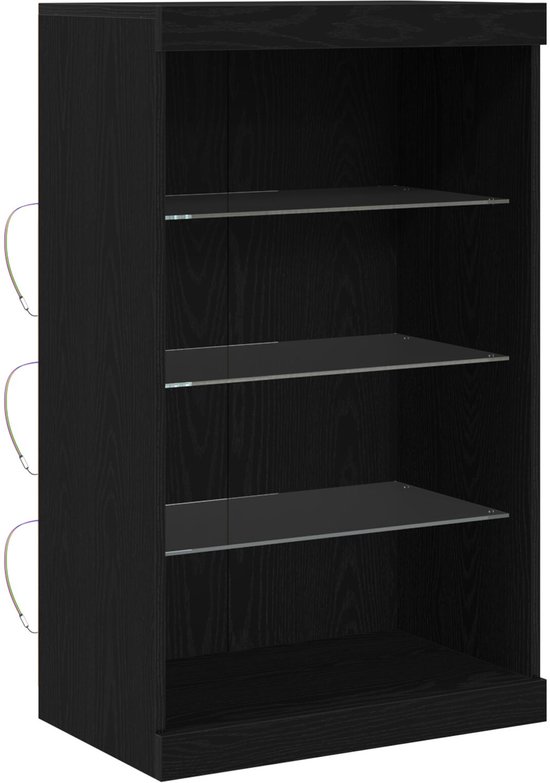 Vidaxl -dressoir -zwart -115.5 X 30 X 75 Cm -bewerkt Hout Vidaxl -dressoir -zwart -115.5 X 30 X 75 Cm -bewerkt Hout