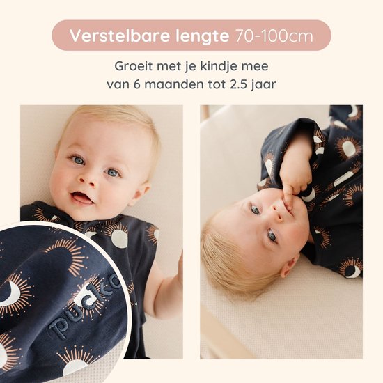 Puckababy 4 seizoenen Slaapzak Baby (6m-2,5y) - 4 Seasons - Eclipse Night — afbeelding 5