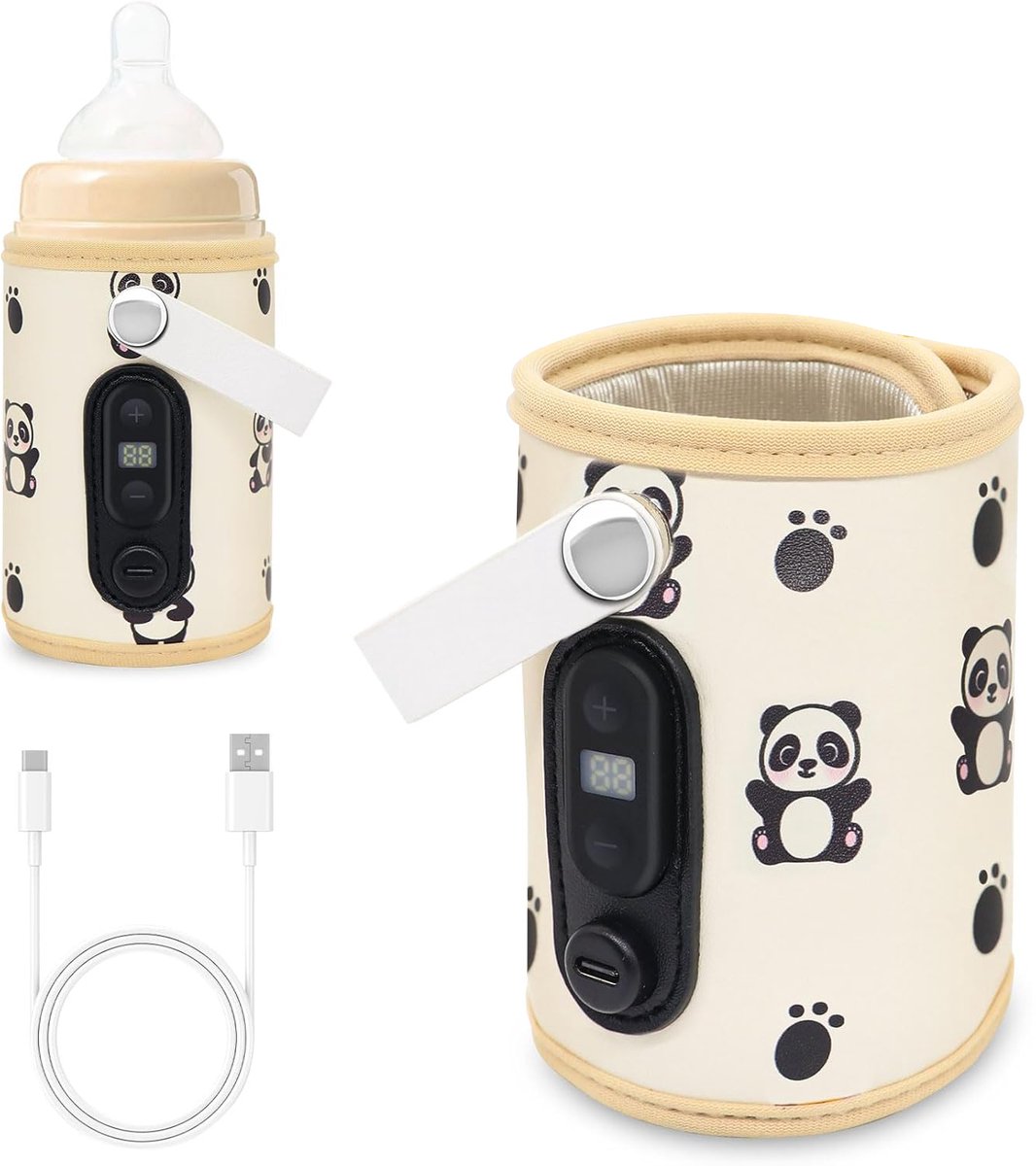 Flessenwarmer Onderweg Panda