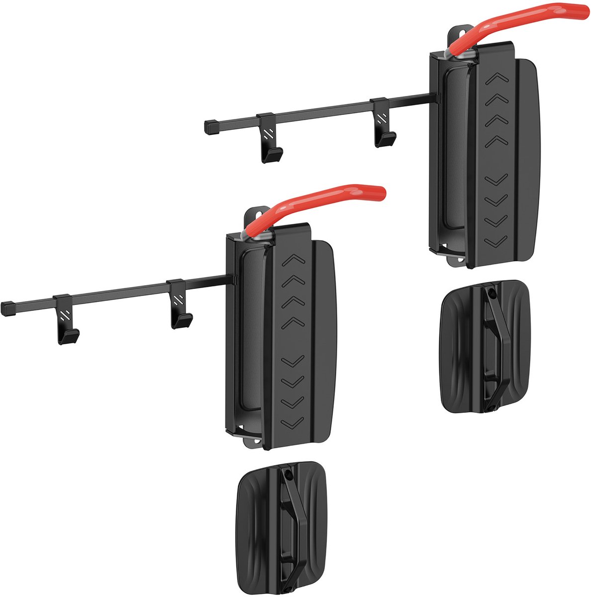 Maclean MC-499 - Set van 2 stuks fietsbeugel - muurbeugel - max. 35kg - Zwart