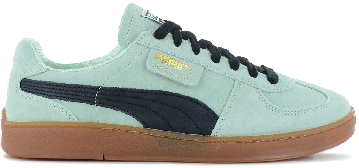 Puma Super Team Suede Heren Sneakers Schoenen 397514-02 Groen