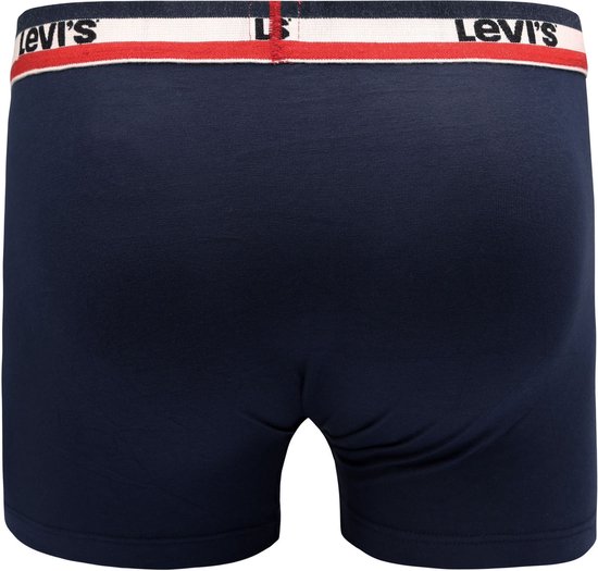 Lot de 2 shorts longs et boxers Levi's Blauw/ Grijs Katoen S