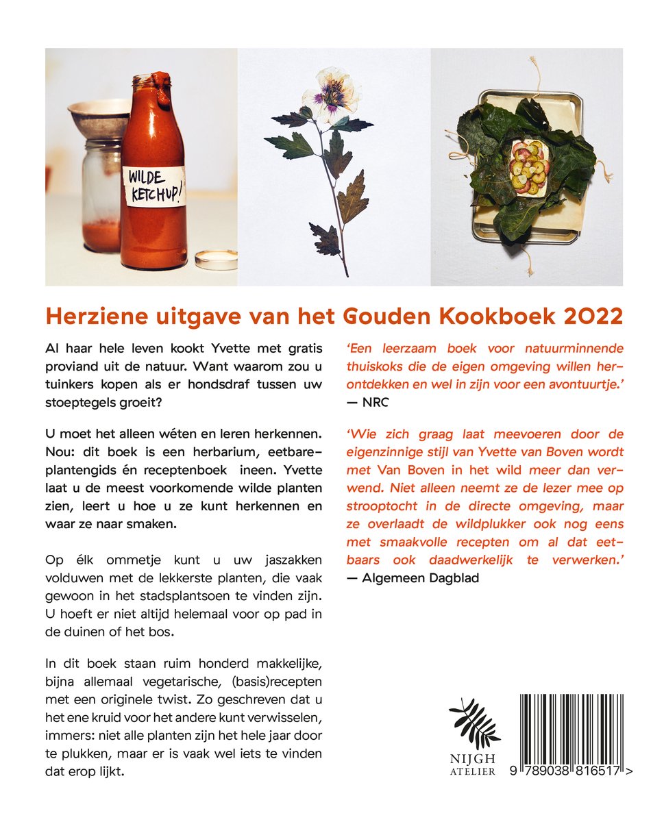 Van Boven in het wild - back cover